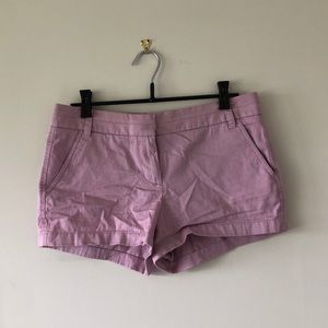J. Crew Chino Shorts- Lavender